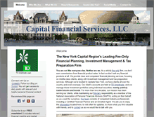Tablet Screenshot of capitalfinancialservicesllc.com
